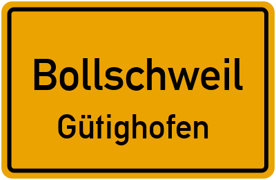 Straßenverzeichnis Bollschweil Gütighofen
