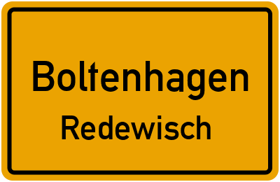 Straßenverzeichnis Boltenhagen Redewisch