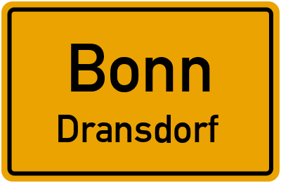 Straßenverzeichnis Bonn Dransdorf