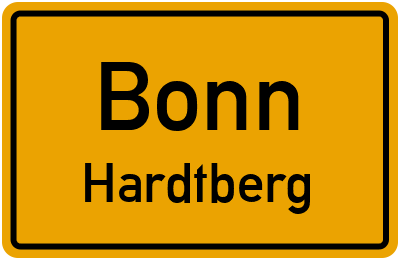 Straßenverzeichnis Bonn Hardtberg