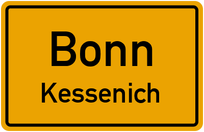 Ortsschild Bonn Kessenich