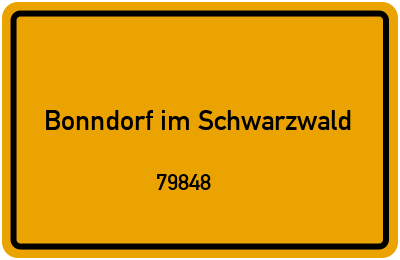 79848 Bonndorf im Schwarzwald