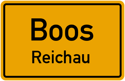 Briefkasten in Boos Reichau