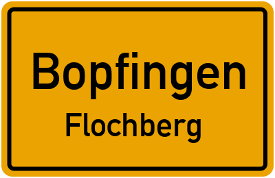 Straßenverzeichnis Bopfingen Flochberg