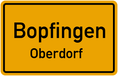 Straßenverzeichnis Bopfingen Oberdorf