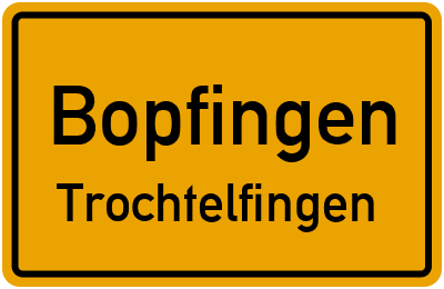Straßenverzeichnis Bopfingen Trochtelfingen