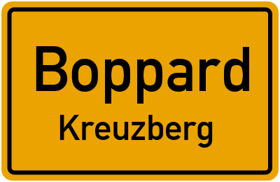 Straßenverzeichnis Boppard Kreuzberg