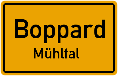 Straßenverzeichnis Boppard Mühltal