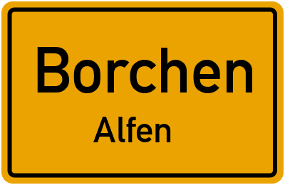 Straßenverzeichnis Borchen Alfen