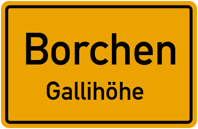 Straßenverzeichnis Borchen Gallihöhe