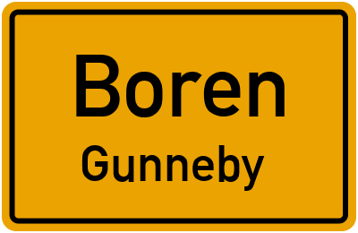 Straßenverzeichnis Boren Gunneby
