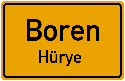 Straßenverzeichnis Boren Hürye
