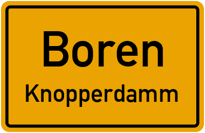 Straßenverzeichnis Boren Knopperdamm