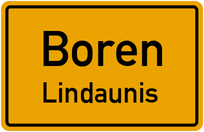 Straßenverzeichnis Boren Lindaunis