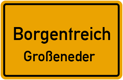 Straßenverzeichnis Borgentreich Großeneder