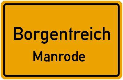 Straßenverzeichnis Borgentreich Manrode