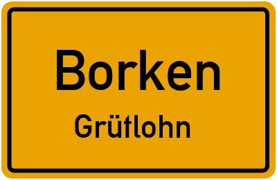 Straßenverzeichnis Borken Grütlohn