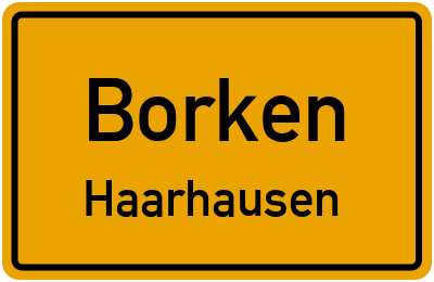 Straßenverzeichnis Borken Haarhausen