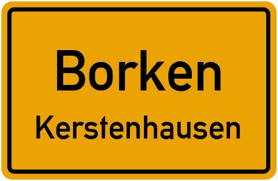 Straßenverzeichnis Borken Kerstenhausen