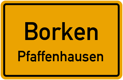 Straßenverzeichnis Borken Pfaffenhausen
