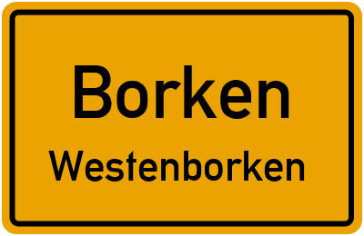 Straßenverzeichnis Borken Westenborken