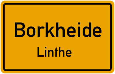 Straßenverzeichnis Borkheide Linthe