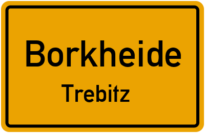 Straßenverzeichnis Borkheide Trebitz