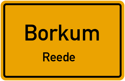 Straßenverzeichnis Borkum Reede