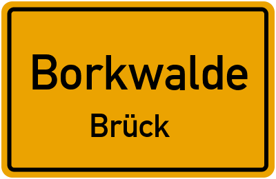 Straßenverzeichnis Borkwalde Brück