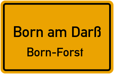 Straßenverzeichnis Born am Darß Born-Forst