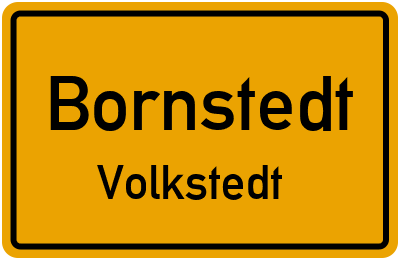 Straßenverzeichnis Bornstedt Volkstedt