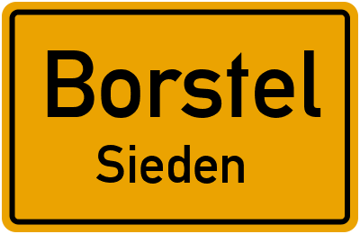Straßenverzeichnis Borstel Sieden