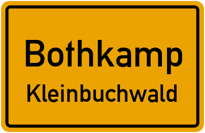 Straßenverzeichnis Bothkamp Kleinbuchwald