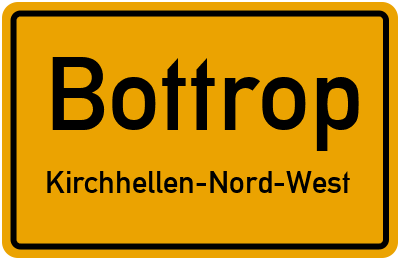 Straßenverzeichnis Bottrop Kirchhellen-Nord-West