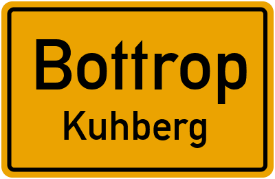 Straßenverzeichnis Bottrop Kuhberg