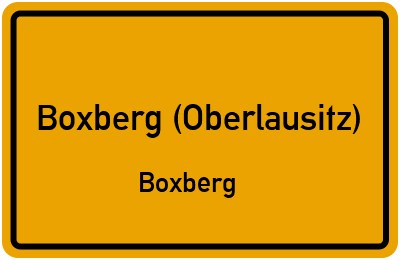Straßenverzeichnis Boxberg (Oberlausitz) Boxberg