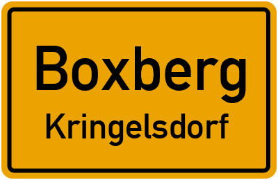 Straßenverzeichnis Boxberg Kringelsdorf