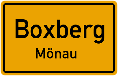 Straßenverzeichnis Boxberg Mönau