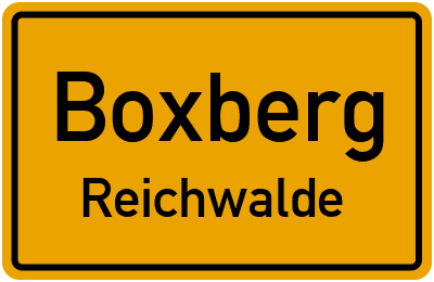 Straßenverzeichnis Boxberg Reichwalde