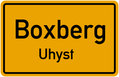 Straßenverzeichnis Boxberg Uhyst