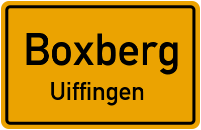Straßenverzeichnis Boxberg Uiffingen