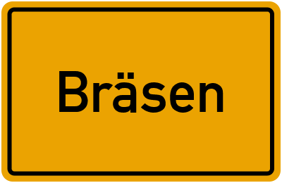 Ortsschild von Gemeinde Bräsen in Sachsen-Anhalt