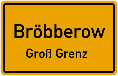 Straßenverzeichnis Bröbberow Groß Grenz