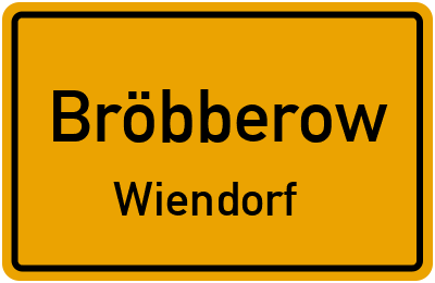 Straßenverzeichnis Bröbberow Wiendorf