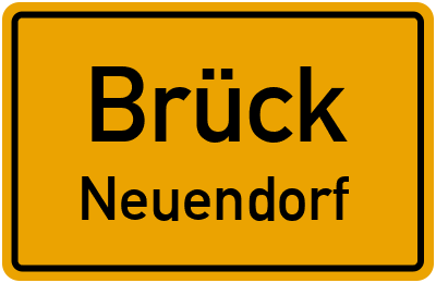 Straßenverzeichnis Brück Neuendorf