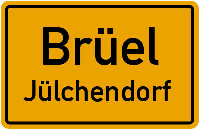 Straßenverzeichnis Brüel Jülchendorf