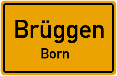 Straßenverzeichnis Brüggen Born