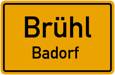 Straßenverzeichnis Brühl Badorf