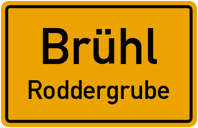 Straßenverzeichnis Brühl Roddergrube
