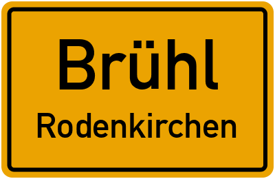 Straßenverzeichnis Brühl Rodenkirchen